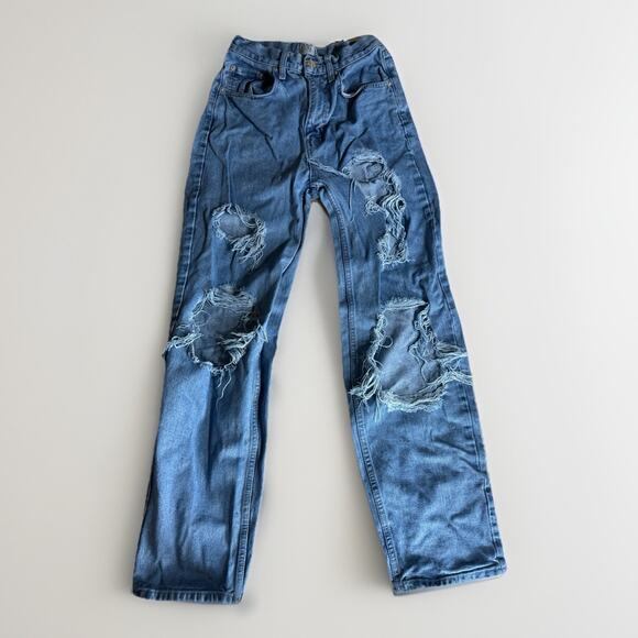 BDG Urban Outfitters Women’s Jeans Size 27 High Rise Straight Leg Denim Blue - Picture 1 of 7
